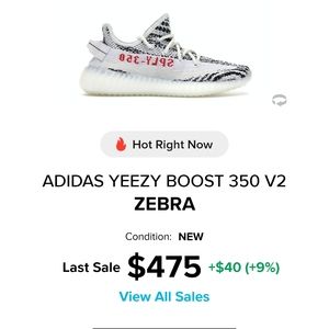 Yeezy zebra